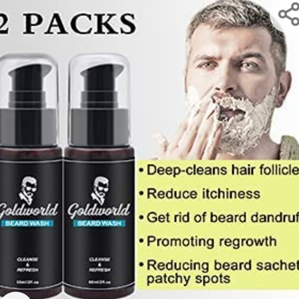 Beard & Grooming & Growth Kit,Beard w/2 Packs Beard - Picture 4 of 9